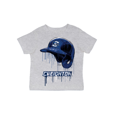  Creighton Bluejays Vive La Fete Infant Short Sleeve T-Shirt - Gray